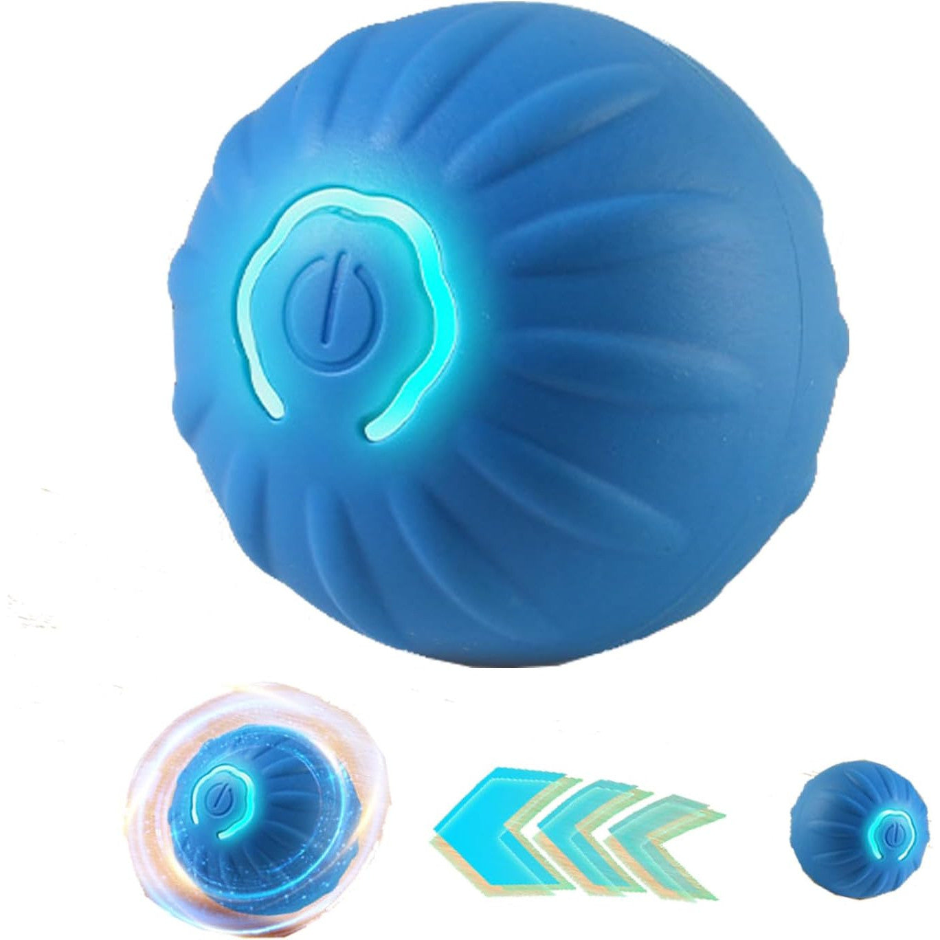 Interactive LED Dog Ball – USB Rechargeable Motion‑Activated Rolling Toy for Small Dogs